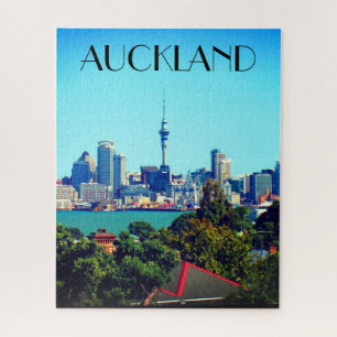 Puzzle auckland, ville de la nouvelle-zélande