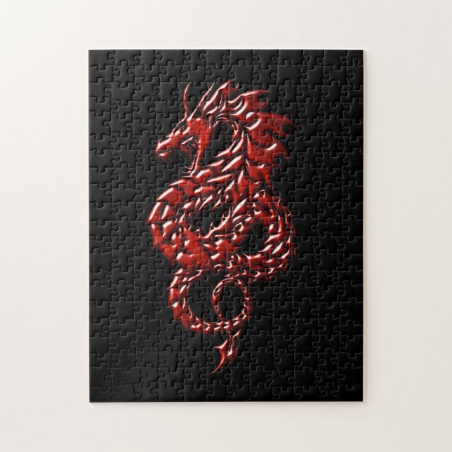 Puzzle Augmentation rouge de dragon (Vertical)