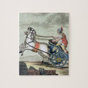 Puzzle Aurige, de "L'Antica Roma", 1825 (couleur allumée