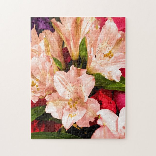 Puzzle aus Foto-Blume (Vertikal)