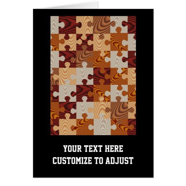 Puzzle aus Holz (Vorne)