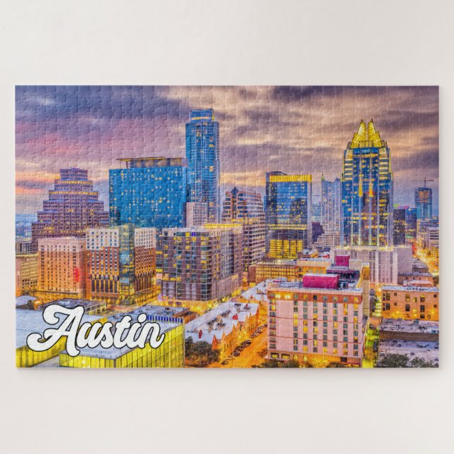 Puzzle Austin, Texas, États-Unis (Horizontal)
