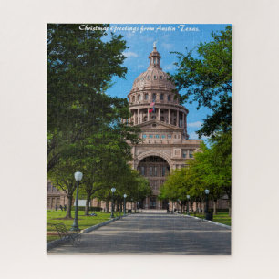 Puzzle Austin Texas. Vœux de Noël