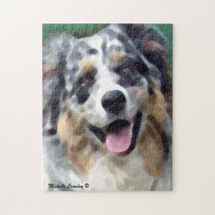 Puzzle australian shepherd