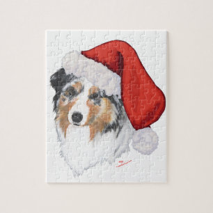 Puzzle Australian Shepherd Noël