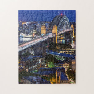 Puzzle Australie, Sydney, région des Rocks, port de Sydn