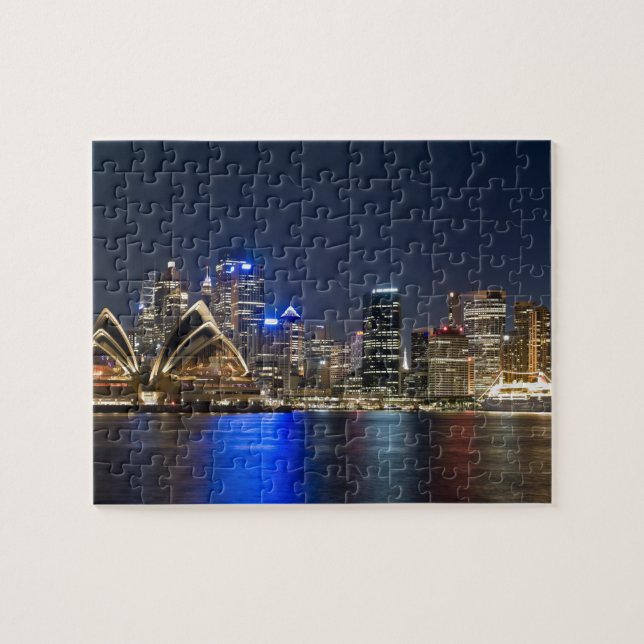 Puzzle Australie, Sydney. Skyline avec Opera House vu (Horizontal)