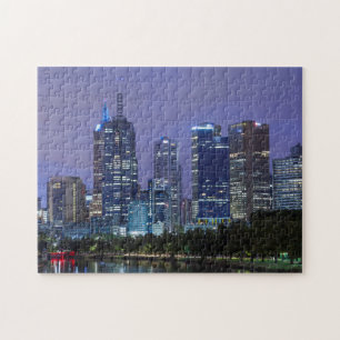 Puzzle Australie, Victoria, Melbourne, ligne d'horizon le
