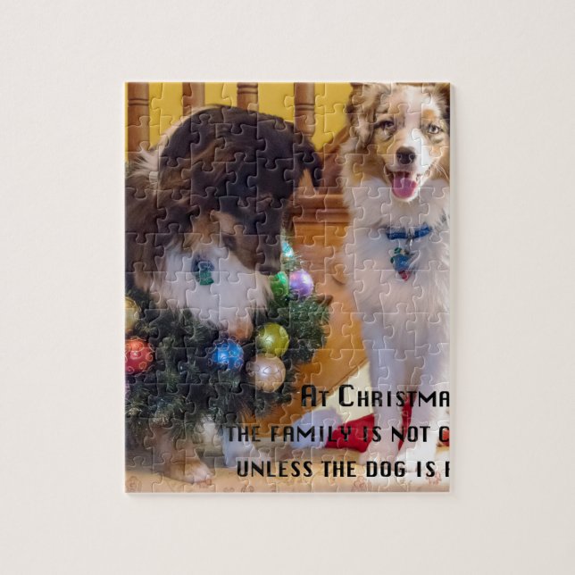 Puzzle Australiens de Joyeux Noël (Vertical)