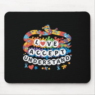Puzzle Autismus Bewusstsein Freundschaft Bracelet Mousepad