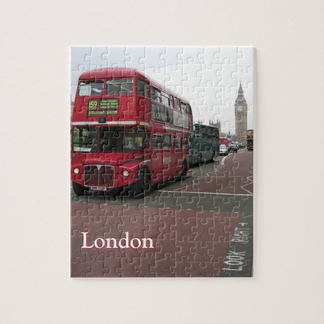 Puzzle Autobus à deux étages de Londres (Vertical)