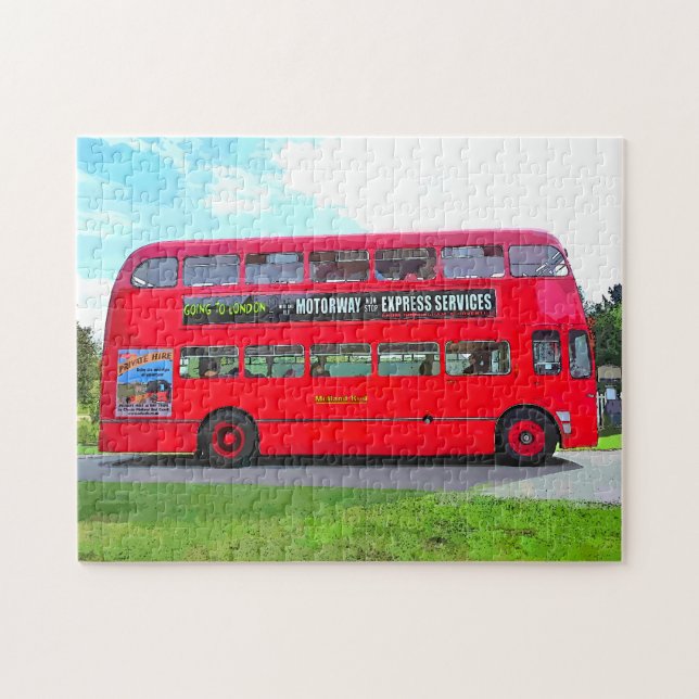 PUZZLE AUTOBUS ROUGE BRITANNIQUE (Horizontal)