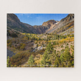 Puzzle Automne à Lundy Canyon, Sierra Nevada Mts,