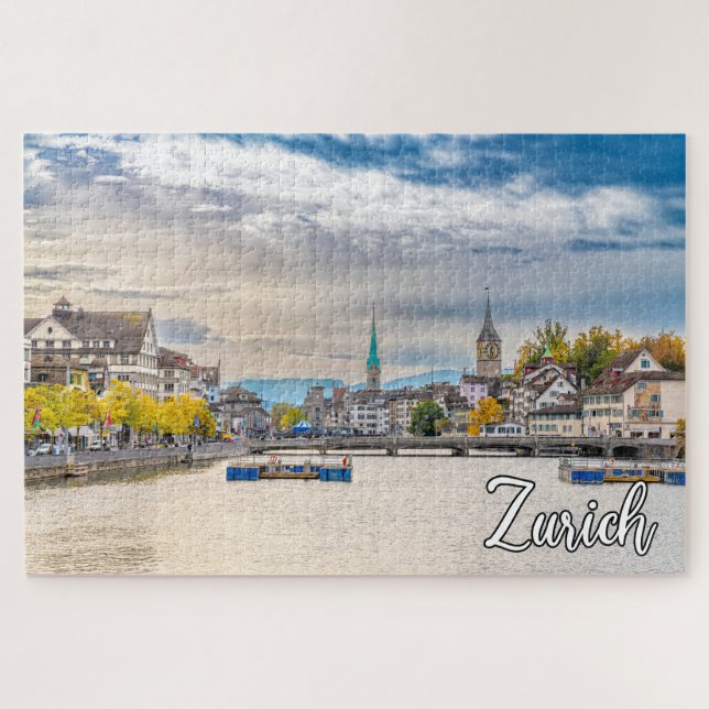 Puzzle Automne À Zurich, Suisse (Horizontal)