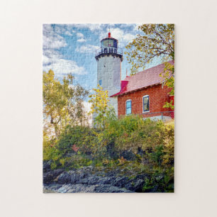 Puzzle Automne au phare d'Eagle Harbour