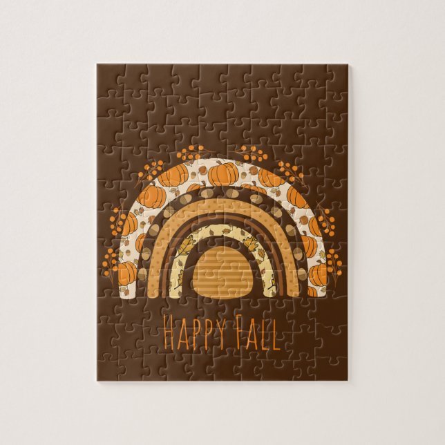 Puzzle Automne/Automne Arc en arc-en-ciel (Vertical)
