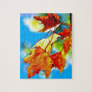 Puzzle Automne Feuilles en chute