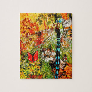 Puzzle Automne Forêt sauvage dragon Voler