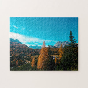 Puzzle Automne Simple Paysage Photos Mountain 4k Papier p