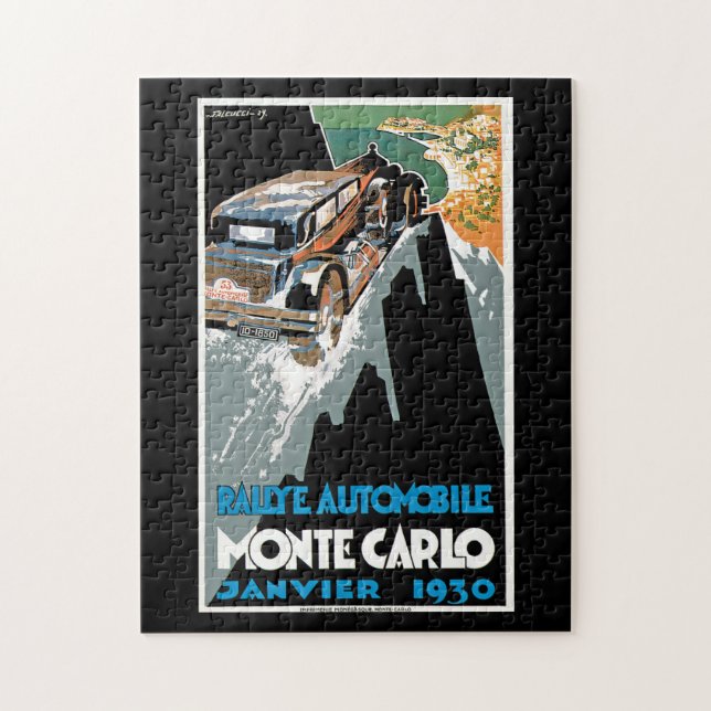 Puzzle Automobile Monte Carlo de Rallye (Vertical)