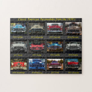 Puzzle Automobiles américaines classiques des années 19