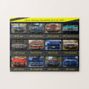 Puzzle Automobiles américaines classiques des années 19