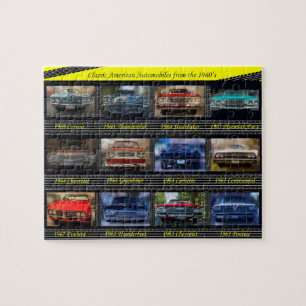 Puzzle Automobiles américaines classiques des années 1960