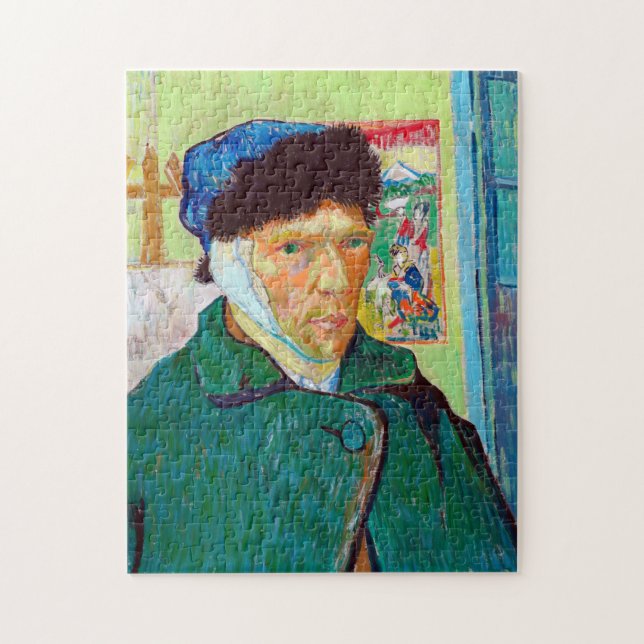 Puzzle Autoportrait avec oreille déchirée, Van Gogh (Vertical)