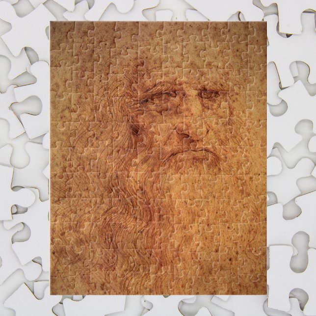 Puzzle Autoportrait de Léonard de Vinci, Art Renaissance (Créateur téléchargé)