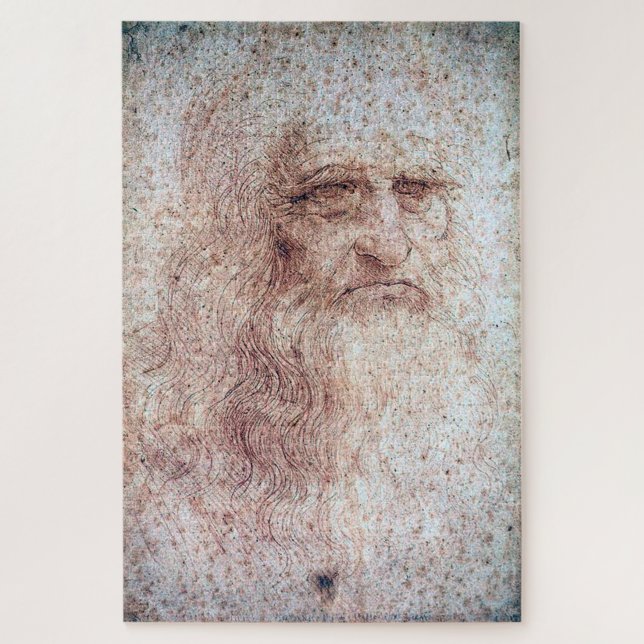 Puzzle Autoportrait, Léonard de Vinci (Vertical)