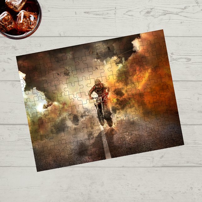 Puzzle Autoroute cool Motocross (Créateur téléchargé)