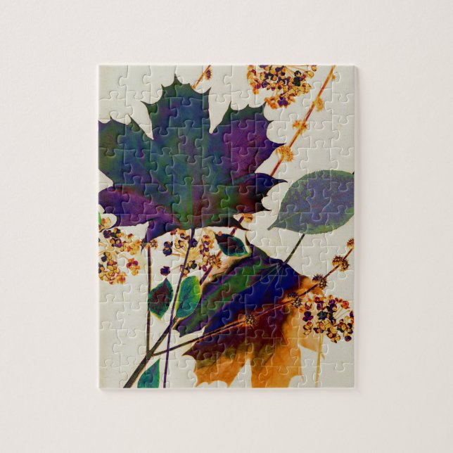 Puzzle Autumn Leaves (Vertical)