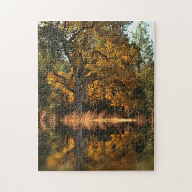 Puzzle Autumn Oak Tree Challenging (Vertical)