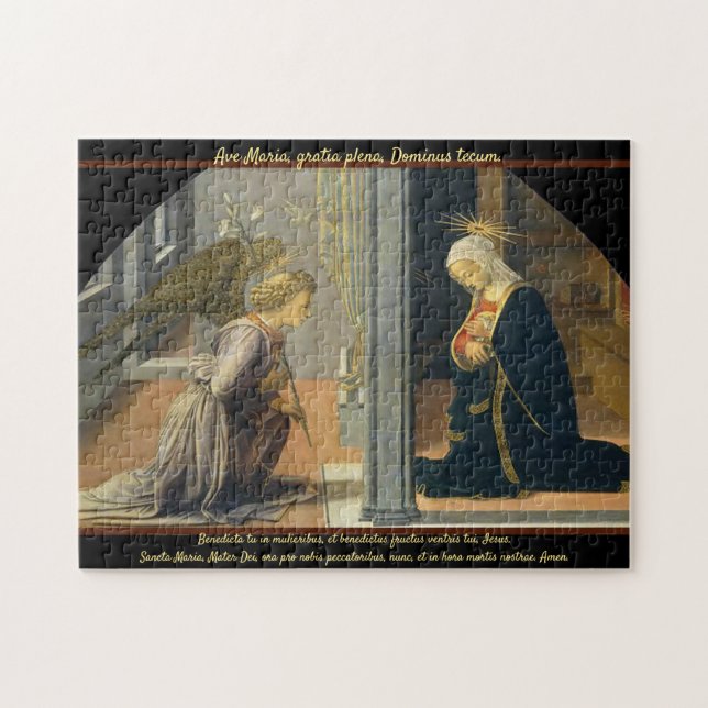 Puzzle Ave Maria Fra Filippo Lippi Annunciation (Horizontal)