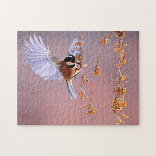 Puzzle avec colibri
