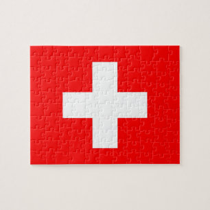 Puzzle avec Drapeau de Suisse