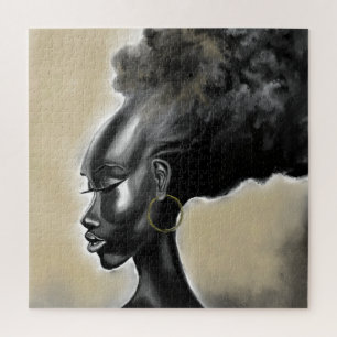 Puzzle avec femme africaine