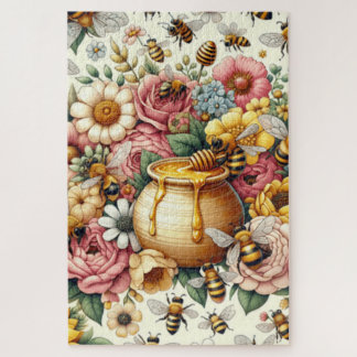 Puzzle avec impression d'abeille