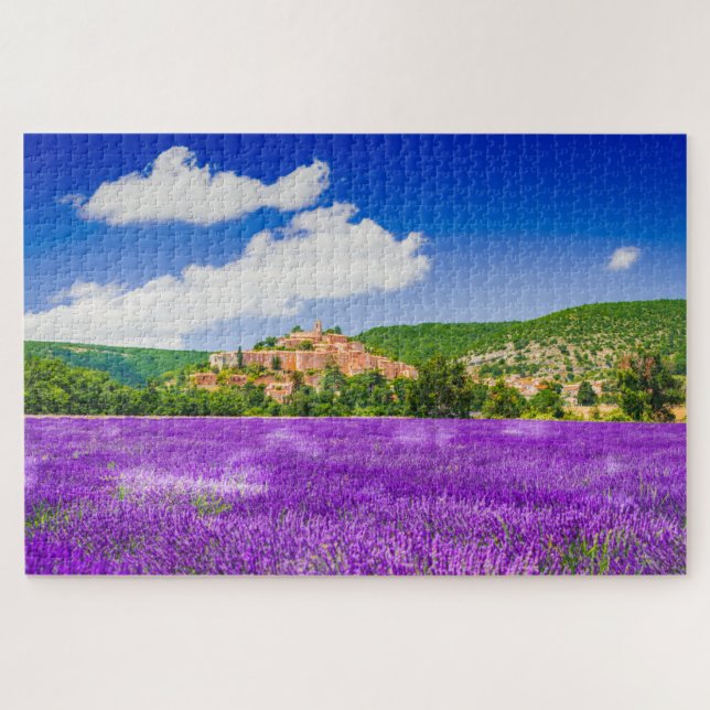 Puzzle avec le gisement de lavande en Provence (Horizontal)