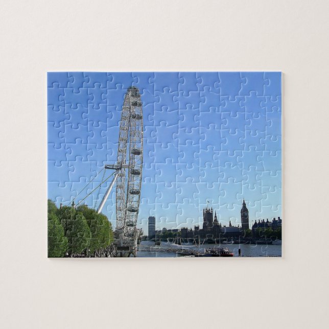 Puzzle avec London Eye Ferris Wheel (Horizontal)