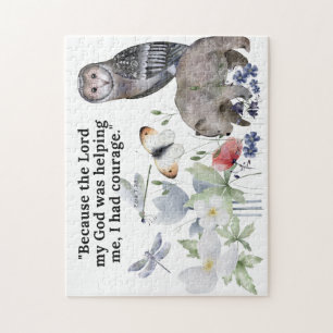 Puzzle avec un beau verset de la bible