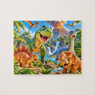 Puzzle Aventure de dinosaure