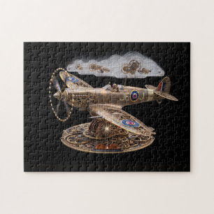 Puzzle Avion de combat mécanique Steampunk Spitfire