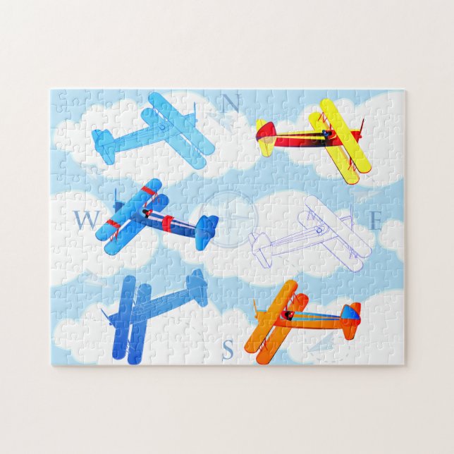 Puzzle Avion de l'aviation vintage (Horizontal)