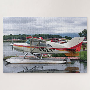 Puzzle Avion flottant 12, lac Hood, Anchorage, Alaska, É