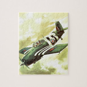 Puzzle Avion vintage