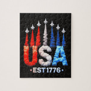 Puzzle Avions de chasse du 4 juillet Usa Patriotique
