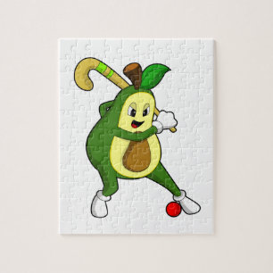 Puzzle Avocado at hockey