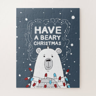 Puzzle Avoir une béatière Illustration de l'ours polaire