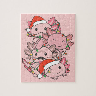 Puzzle Axolotl Arbre de Noël Animaux de Noël Axolotls